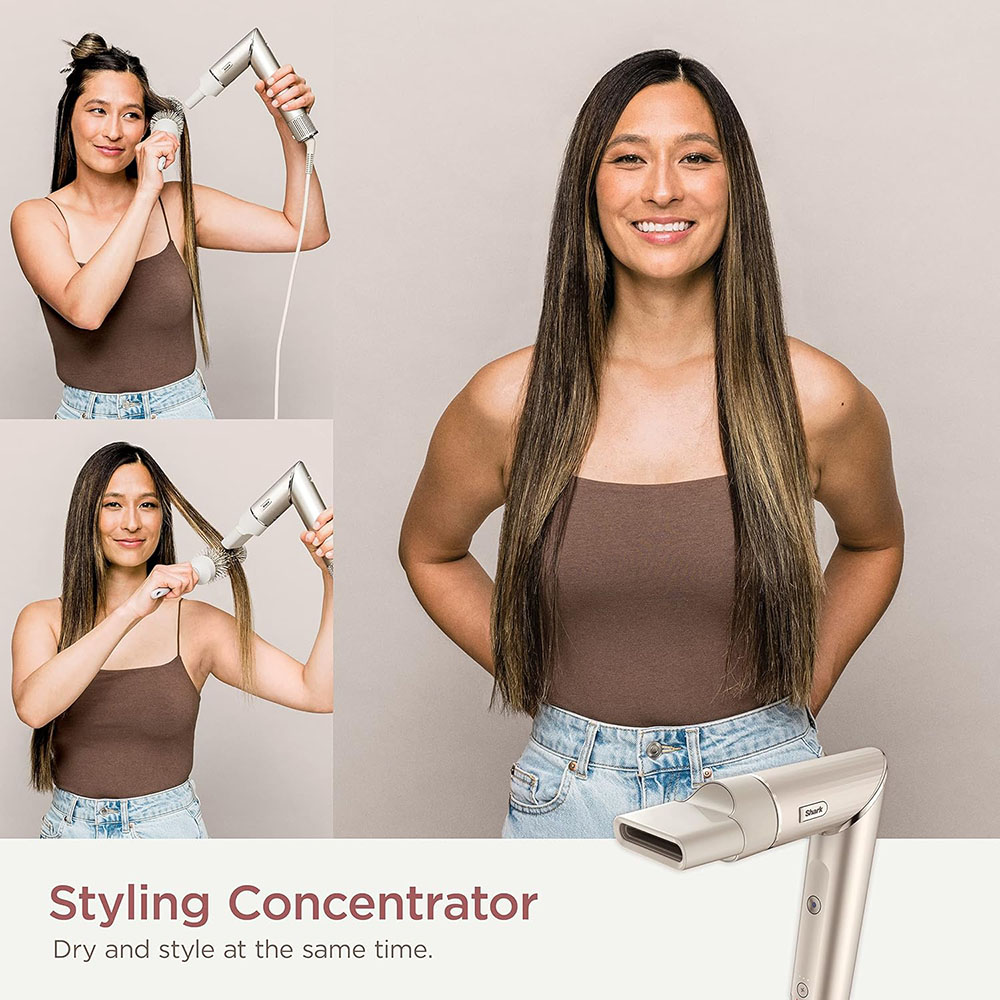Shark HD435 FlexStyle Air Styling & Drying System, Powerful Hair Blow Dryer & Multi-Styler