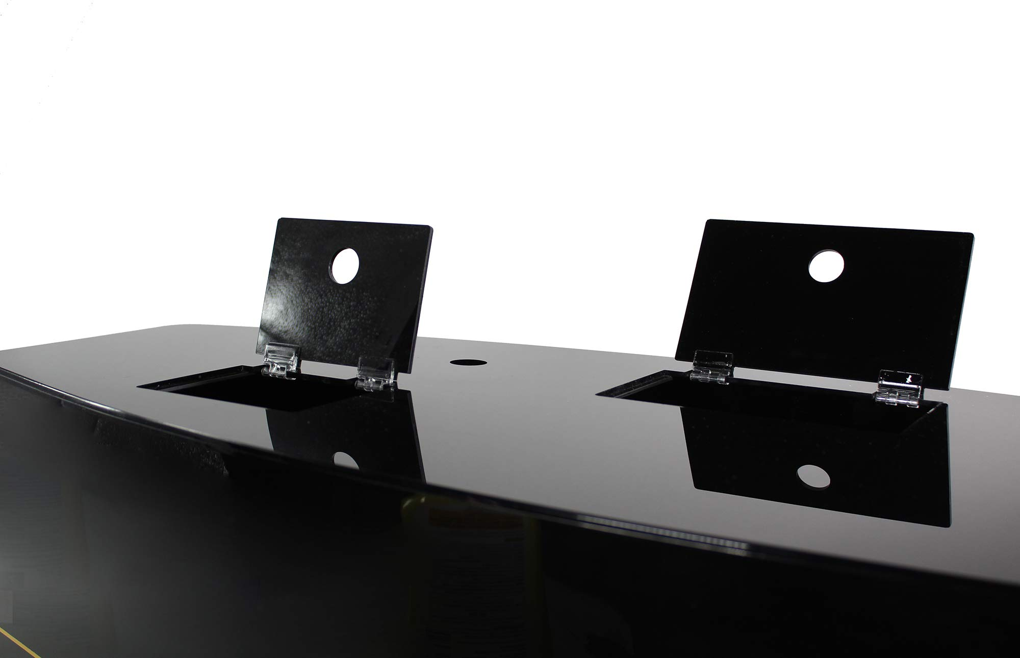 Water World Luxury Large Bow Front Acrylic Aquarium with Built-in Stand & Storage Top - 360° View