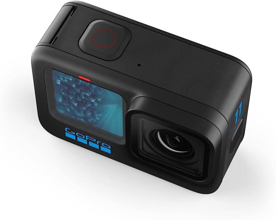 GoPro HERO11 Black - Waterproof Action Camera with 5.3K60 Ultra HD Video, 27MP Photos, 1/1.9
