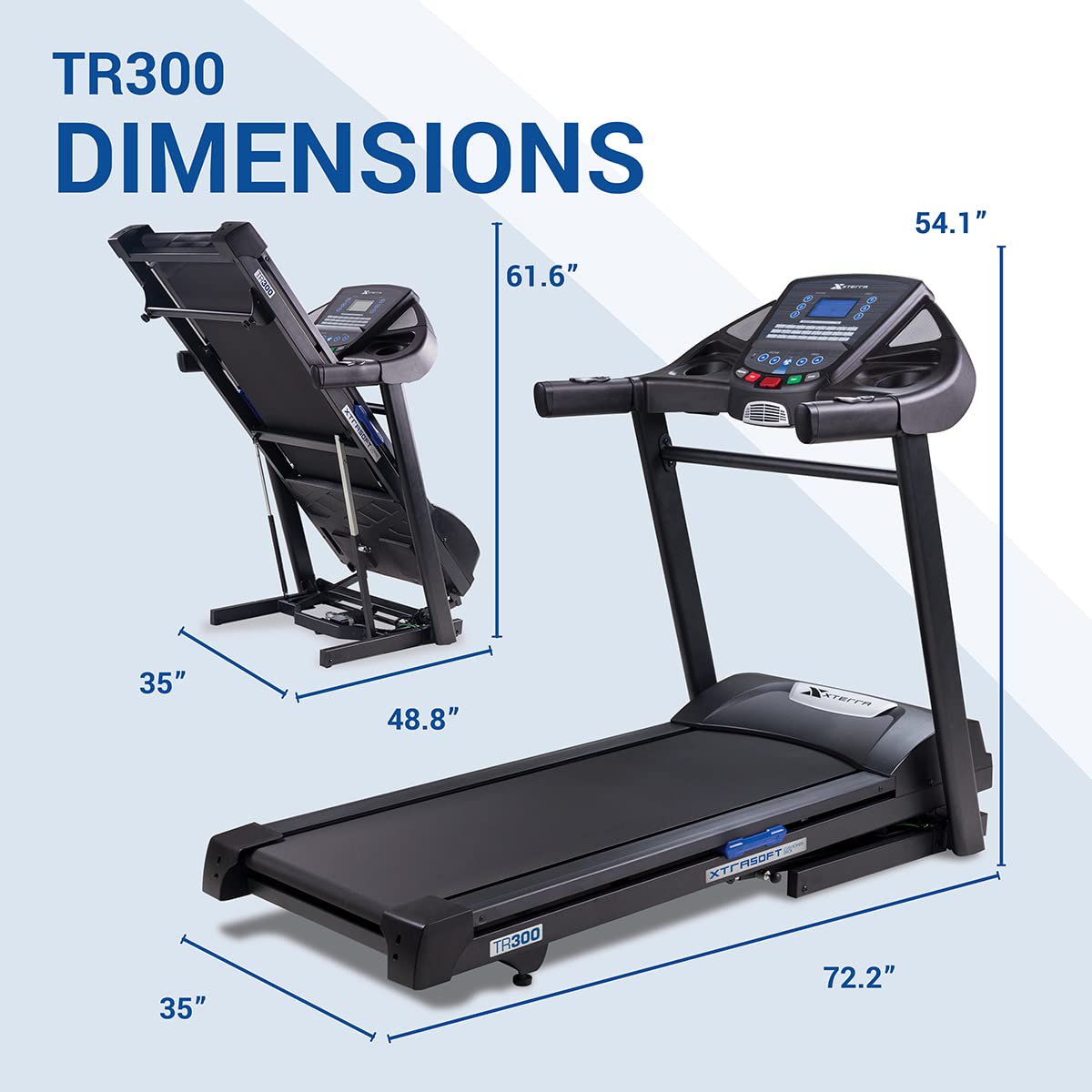 XTERRA Fitness TR300 Folding Treadmill