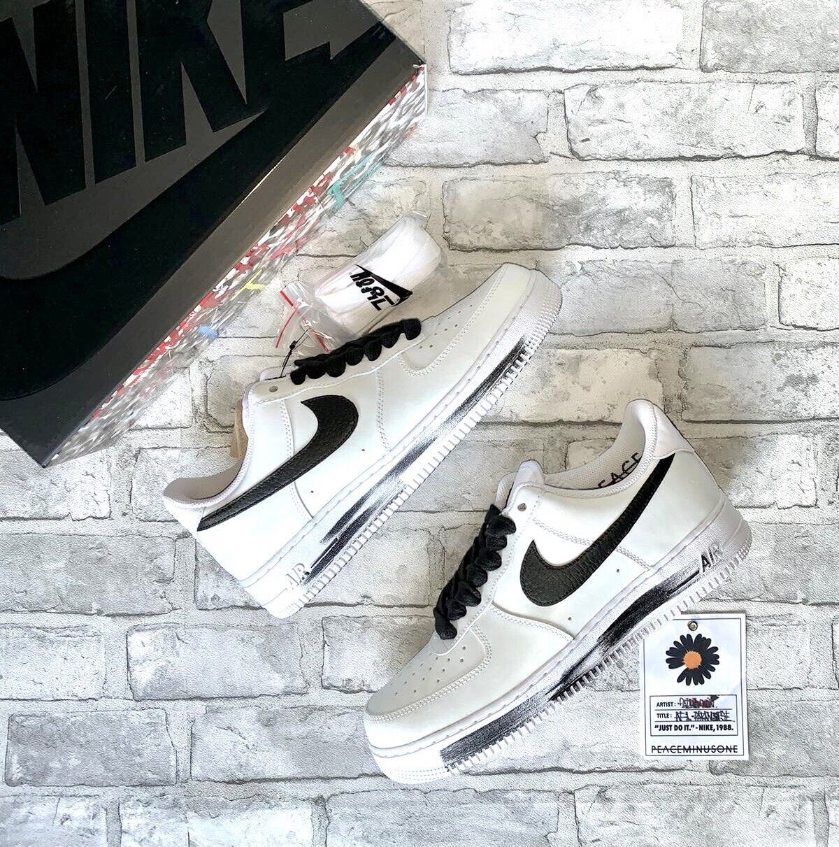 Nike Air Force 1 G Dragon Peaceminusone Paranoise - White/Black