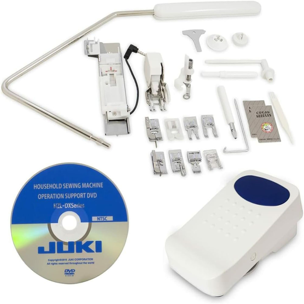 Juki HZL-DX7 Sewing Machine with 287 Stitch Patterns and 4 Fonts