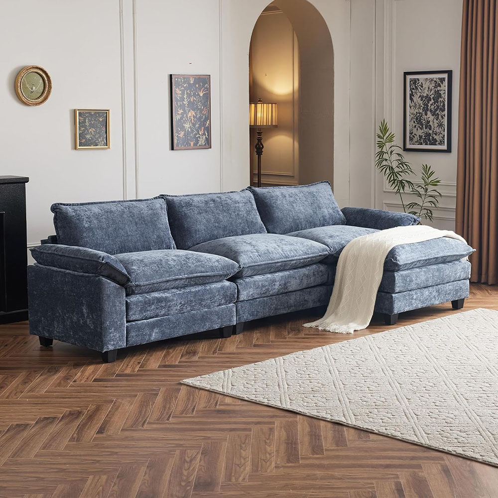 Karl home Sectional Sofa Modular Deep Seat Sofa Couch