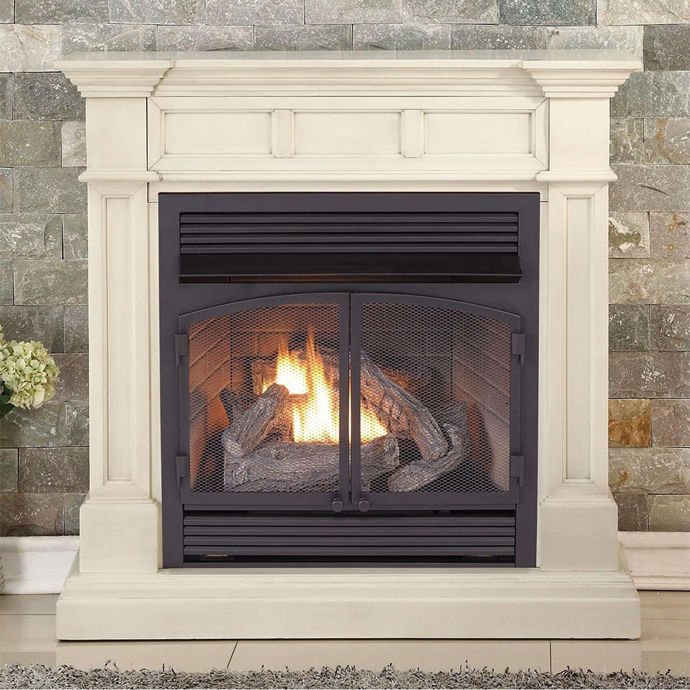 Duluth Forge FDF400T-ZC Dual Fuel Ventless Fireplace