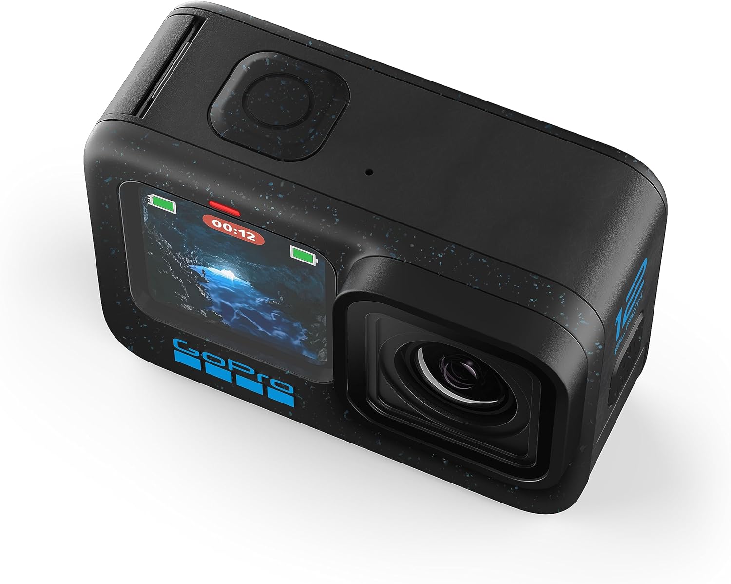 GoPro HERO12 Black - Waterproof Action Camera with 5.3K60 Ultra HD Video, 27MP Photos, HDR, 1/1.9