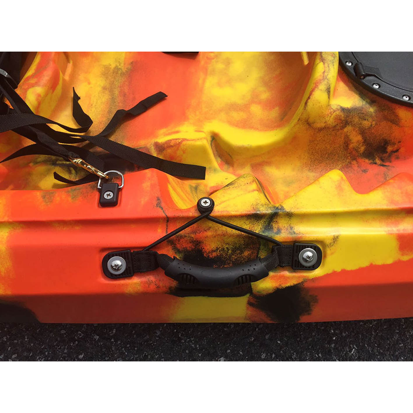Cyclone 2+1 Family Sit On Kayak Flame Orange